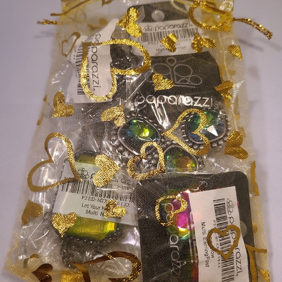 4 pieces Papparazi Oil Spill -Heir Down, Show Glow - Picture 5 of 6